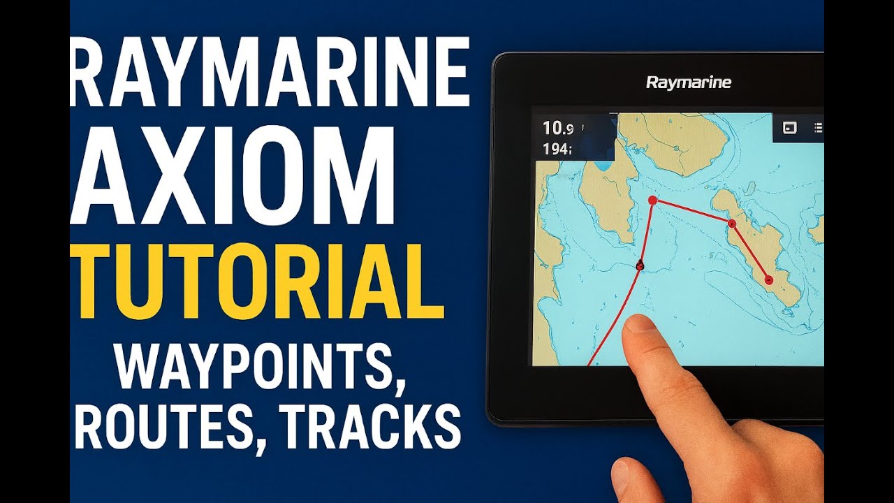 Raymarine Axiom Tutorial: Tracks, Waypoints & Routes Explained