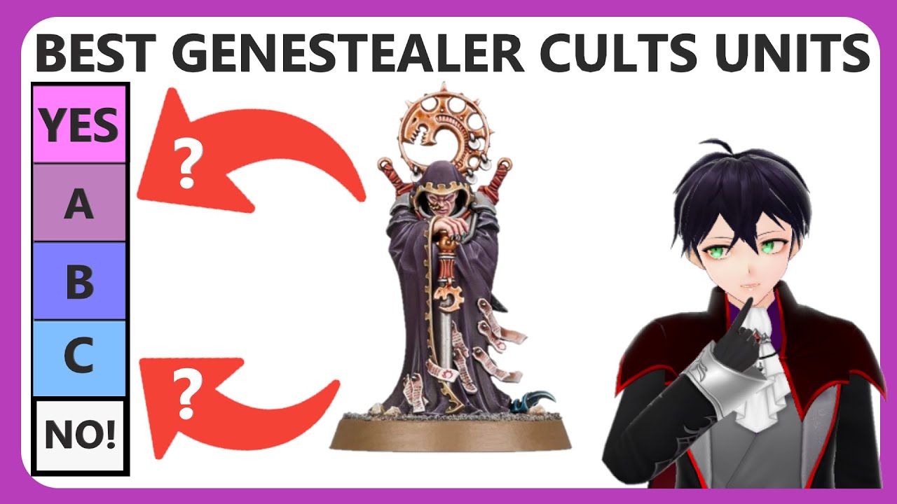 All Genestealer Cult units! Which to take for Ascension Day? 10th ed Tier List of GSC units for 40k