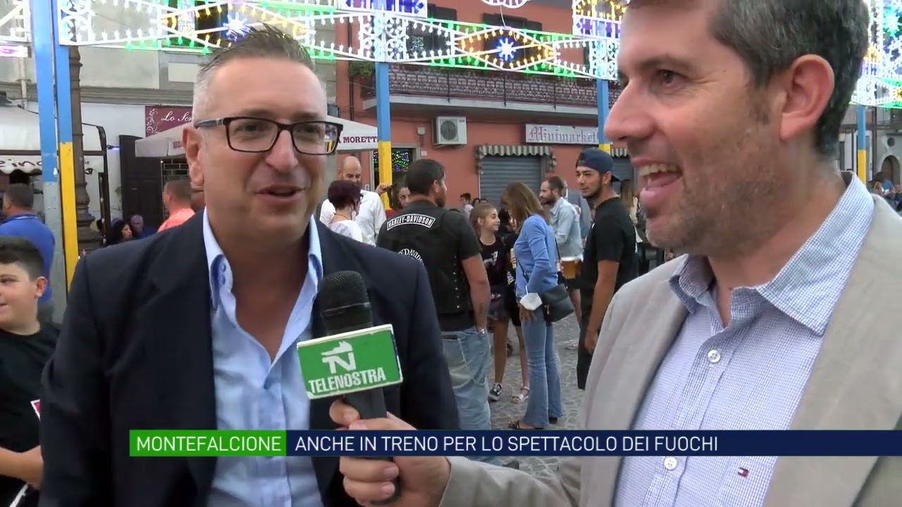Montefalcione (Av), arrivi anche in treno per la spettacolare gara dei fuochi d'artificio