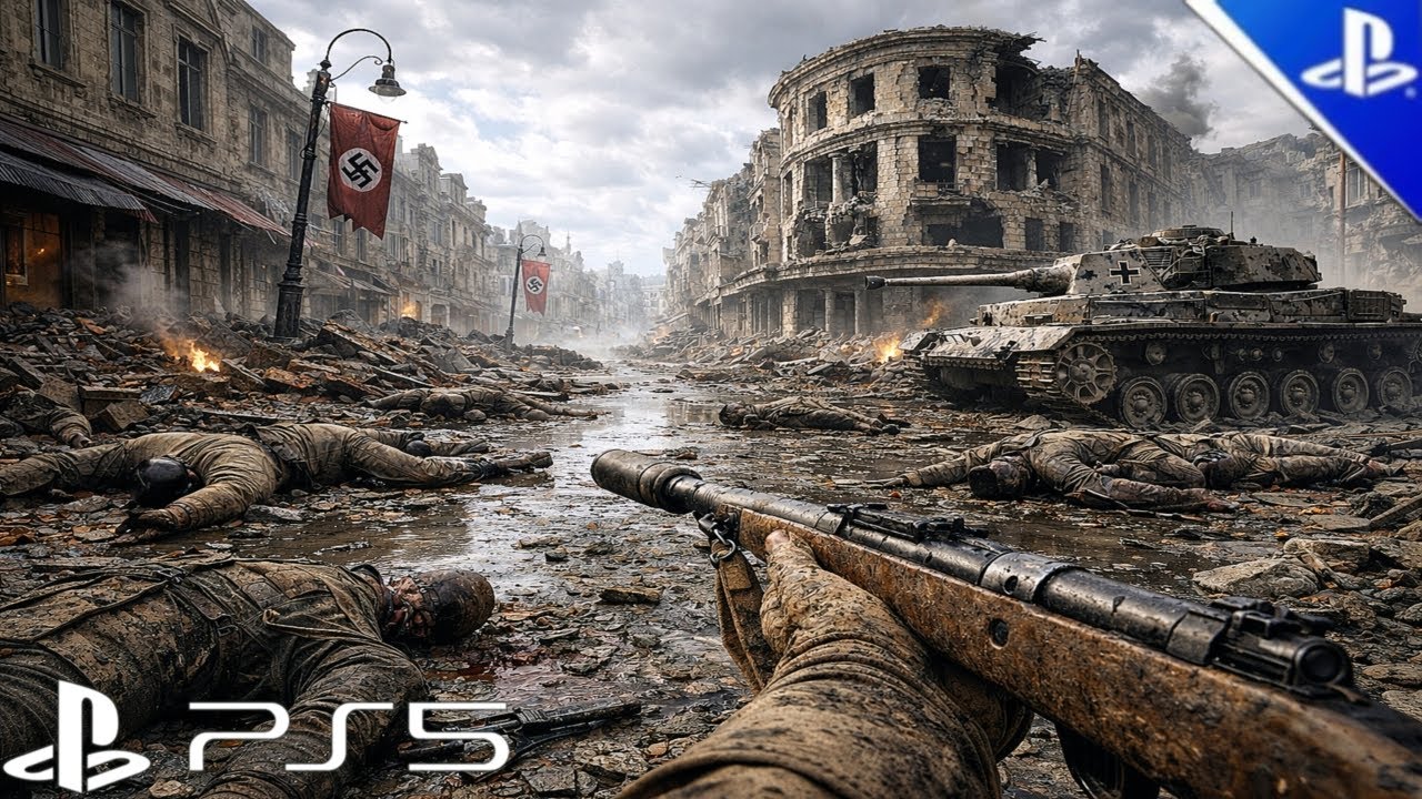 Окончательное уничтожение нацистской империи — Вторая мировая война / Захватывающая графика [PS5 4K]