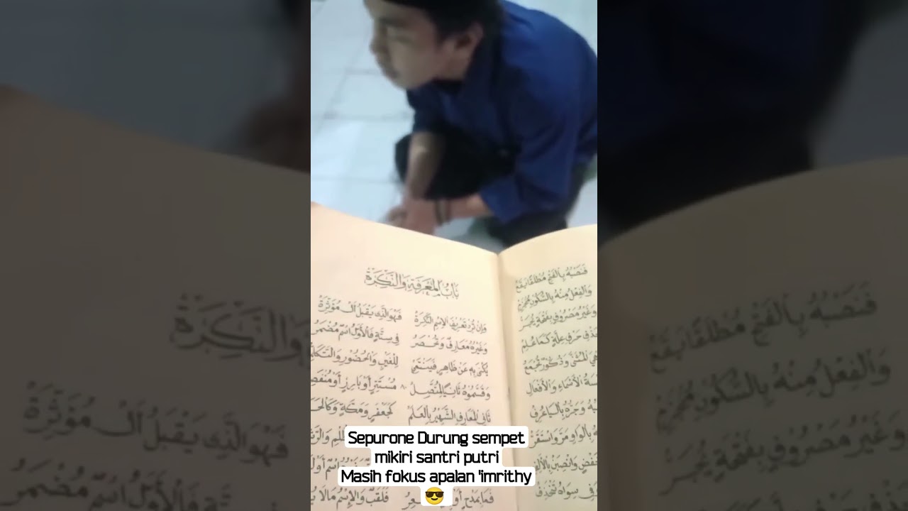 setoran hafalan nadzom imrithy 