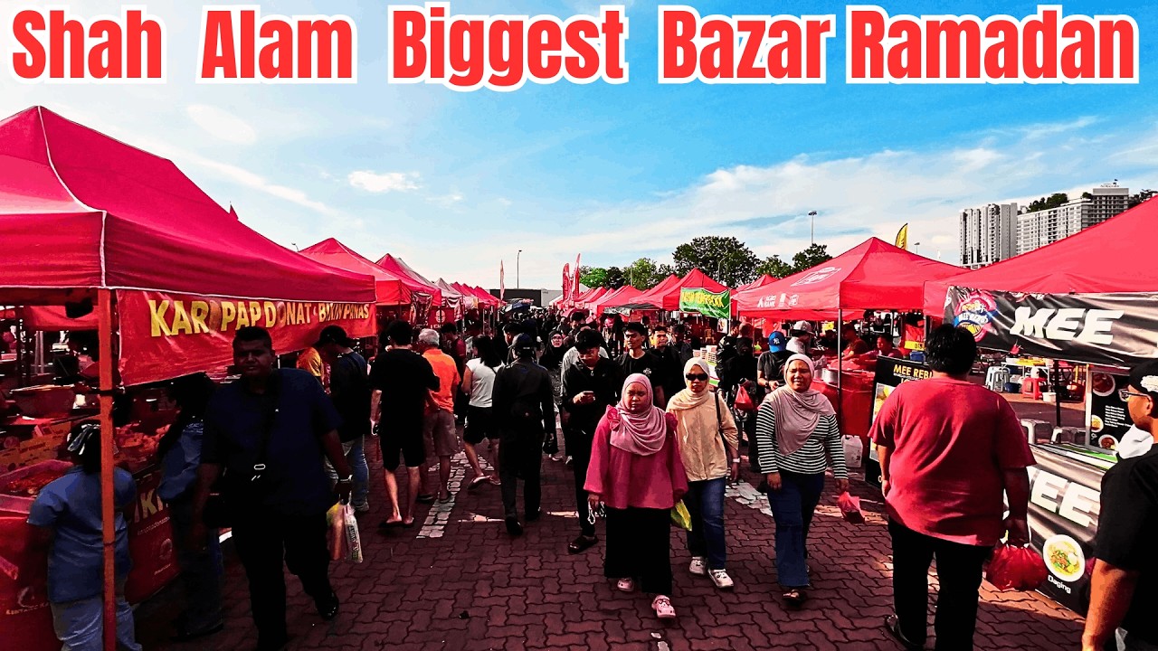 Discover Shah Alam's Ultimate Ramadan Bazar : A Food Lover's Paradise! / 探索莎阿南最大的斋月市集