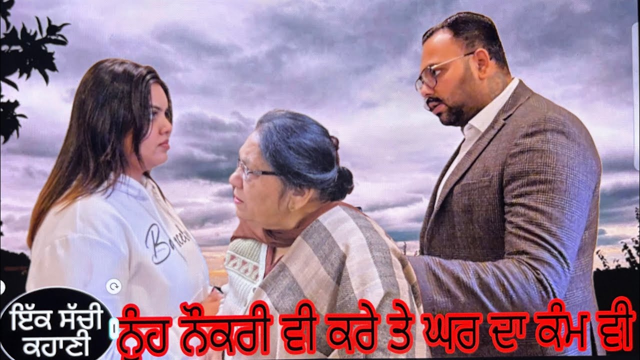 ਨੂੰਹ ਨੌਕਰੀ ਵੀ ਕਰੇ ਤੇ ਘਰ ਦਾ ਕੰਮ ਵੀ (NOOH NOKARI VI KARE TAY GHAR DA KAM VI)ਇੱਕ ਸੱਚੀ ਕਹਾਣੀ. 