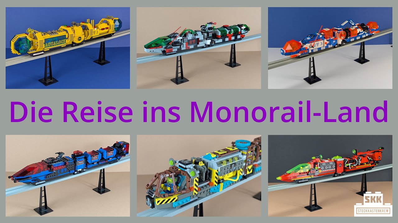 Tobis unglaubliche Monorail-MOCs: 6 Unikate, die LEGO® leider nie auf den Markt gebracht hat.