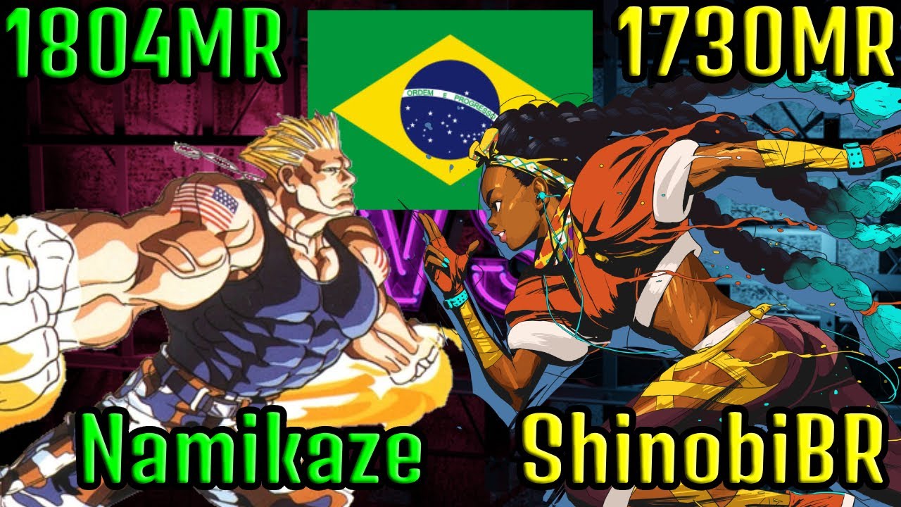 🔥 STREET FIGHTER 6 ➥ Namikaze (GUILE ガイル)VS. ShinobiBR (KIMBERLY キンバリー) LEGEND/MASTER RANKS 🔥