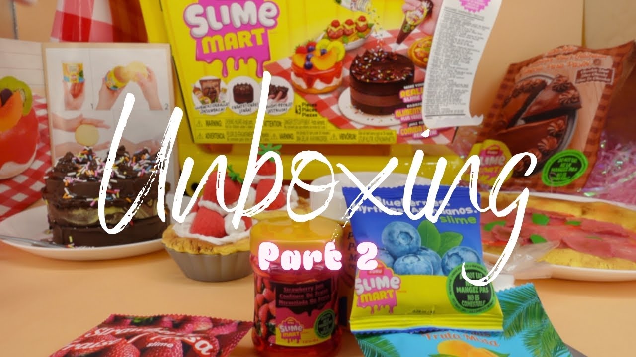 ASMR | UNBOXING Zuru Slime Mart Costco Trolley Shopping Cart | Cakes & Desserts | no talking