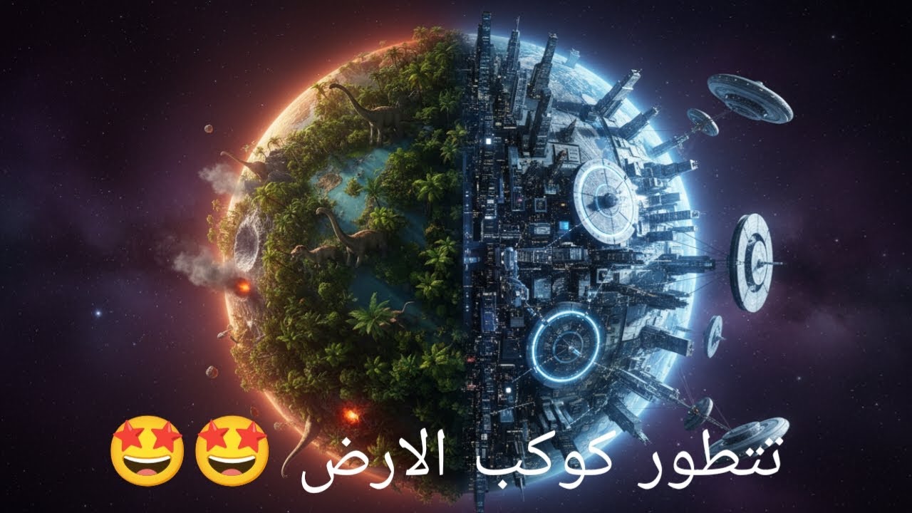 تتطور كوكب الارض 🤩🤩