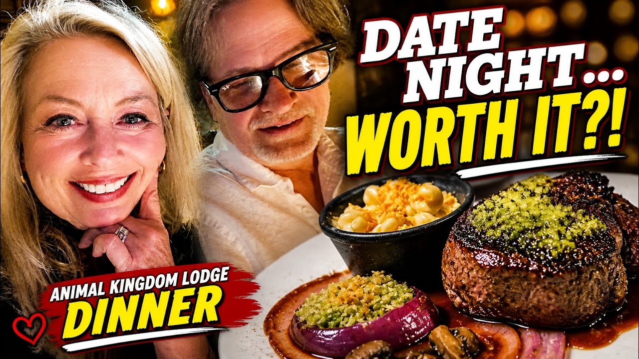Jiko - Dinner | Sanaa Lounge and Victoria Falls | Animal Kingdom Lodge Date Night 2026 