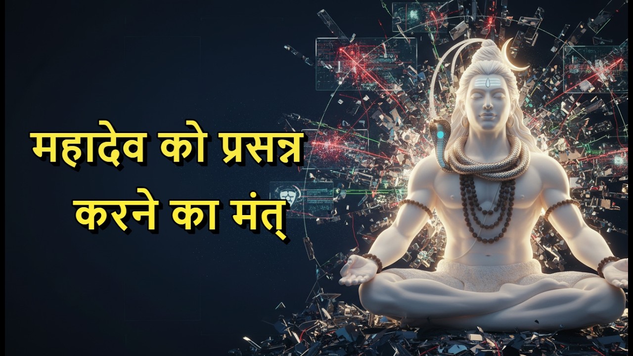 महादेव को प्रसन्न करने का मंत्र | कर्पूरगौरं करुणावतारं | शिव आरती
