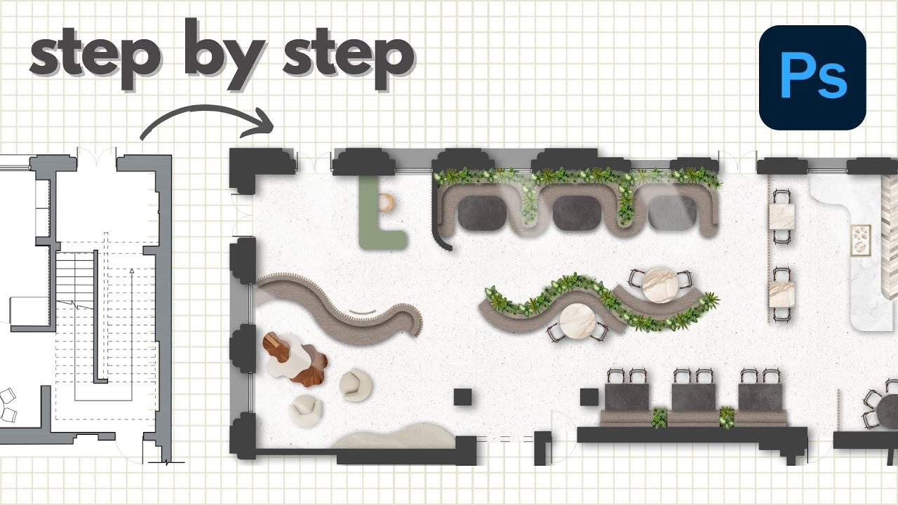 How To Render an Interior Floor Plan in Photoshop