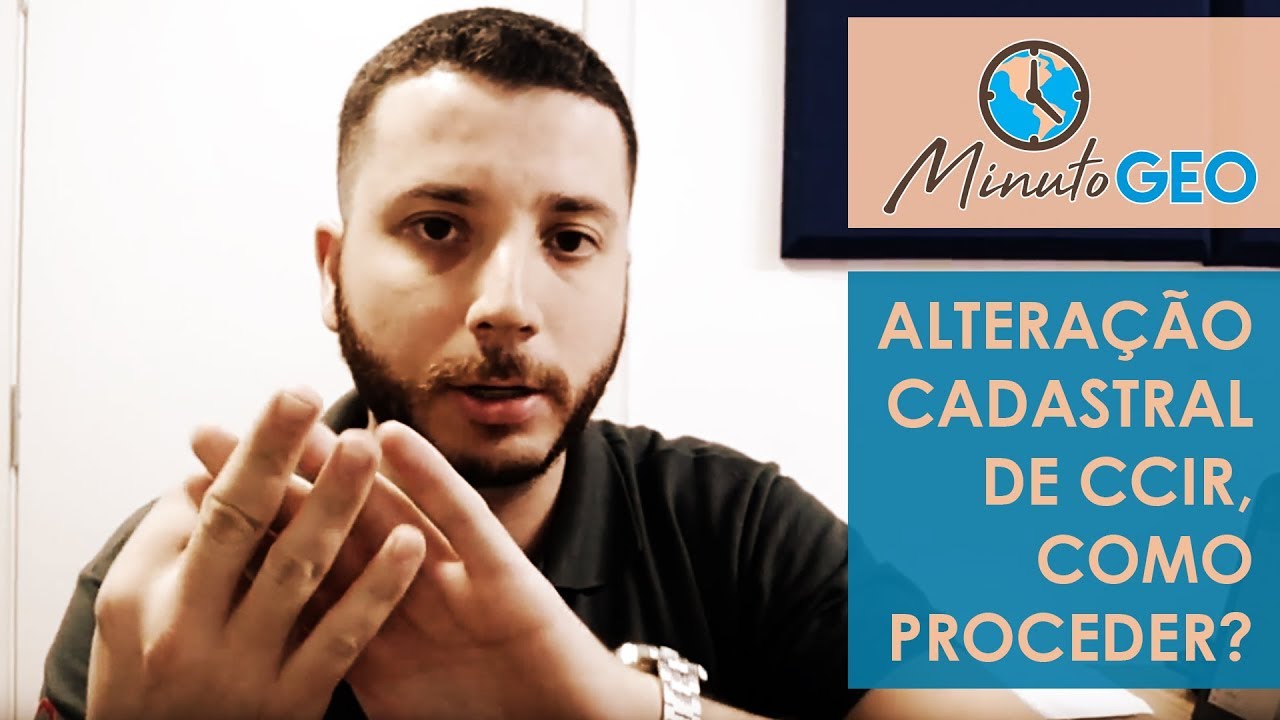 Alteração cadastral de CCIR, como proceder?