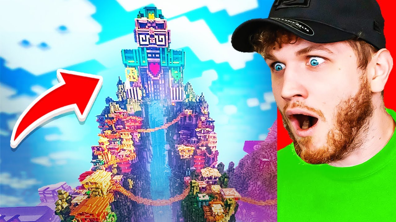 Minecraft Noobs React to Hermitcraft Season 8 MEGA Bases