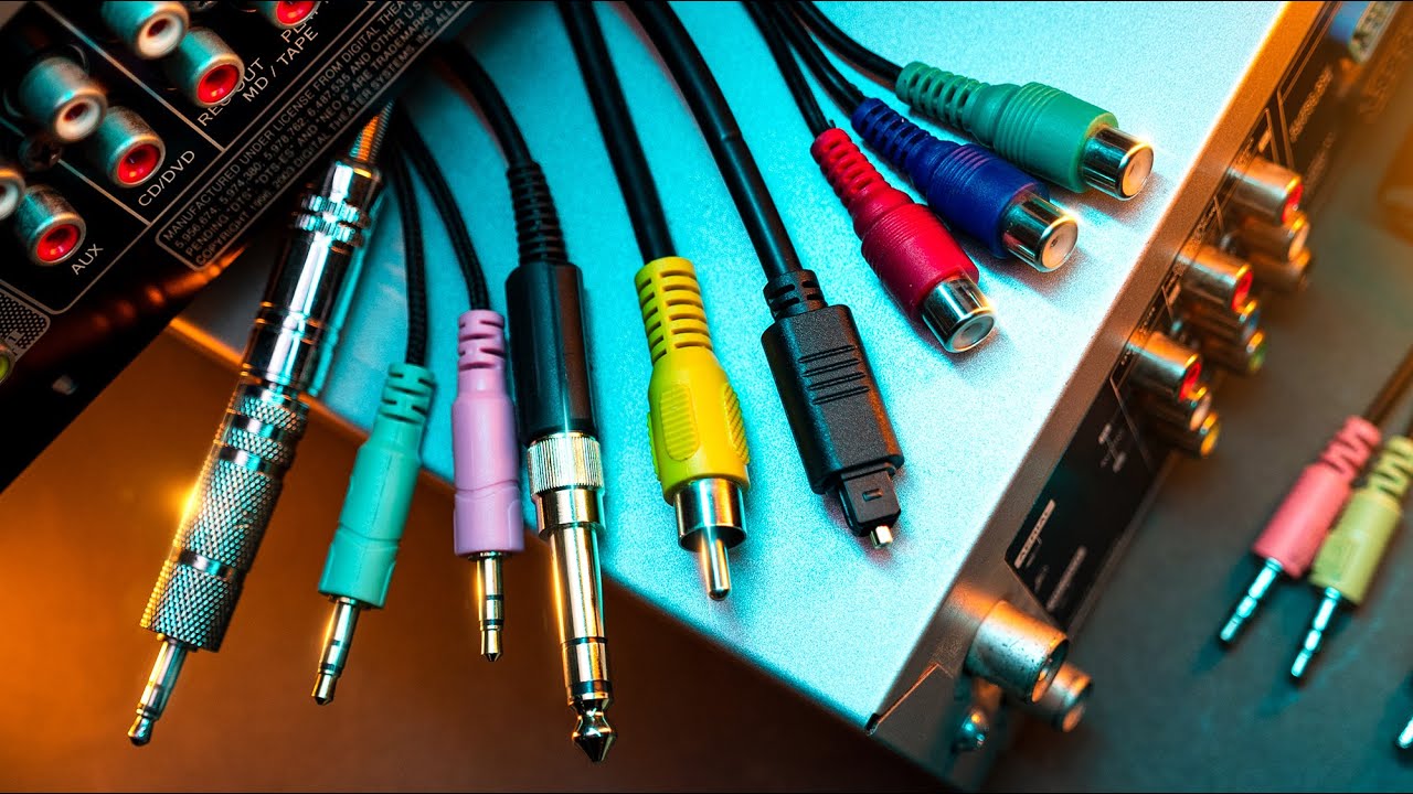 Подключаем АУДИО: всё о РАЗЪЕМАХ и ПЕРЕХОДНИКАХ RCA, 3.5 JACK, TRS, HDMI, DP, SPDIF, TOSLINK, ЦАП