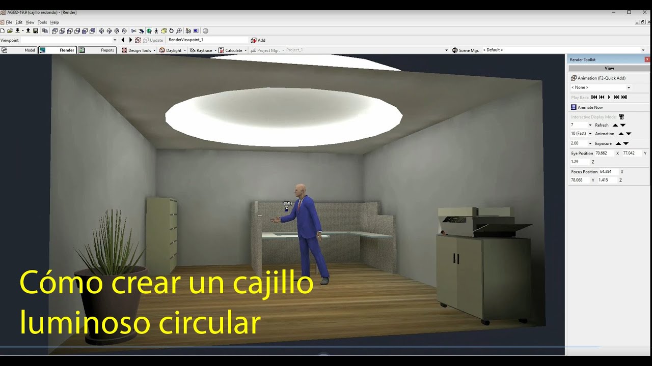 Cómo crear un cajillo luminoso circular en AGI32