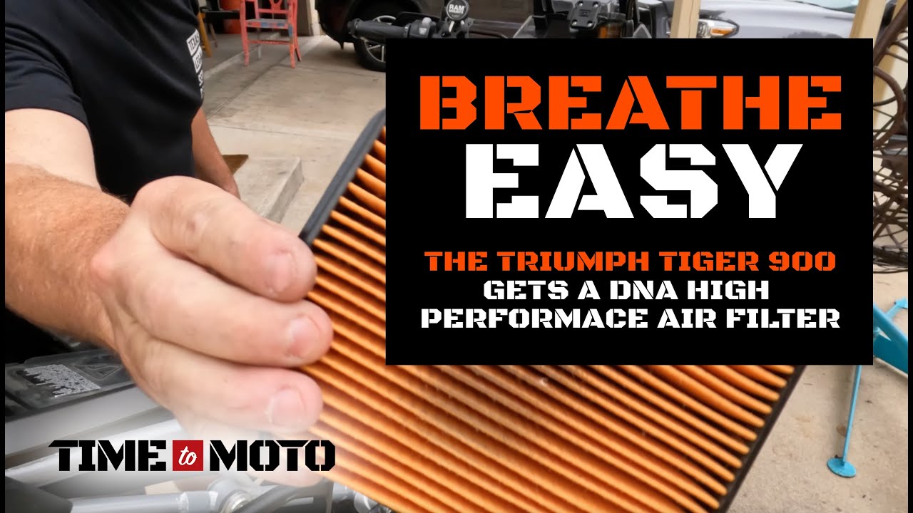 2021 Tiger 900 GT Pro Air Filter Change