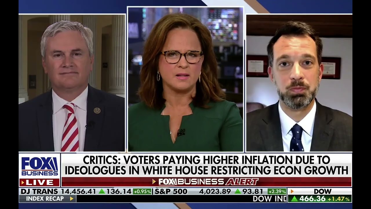Congressman Comer Talks Inflation, Baby Formula Shortage on Fox Business