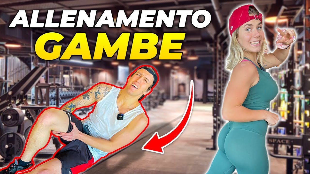 UOMO PROVA IL MIO ALLENAMENTO DI GAMBE *distrutto