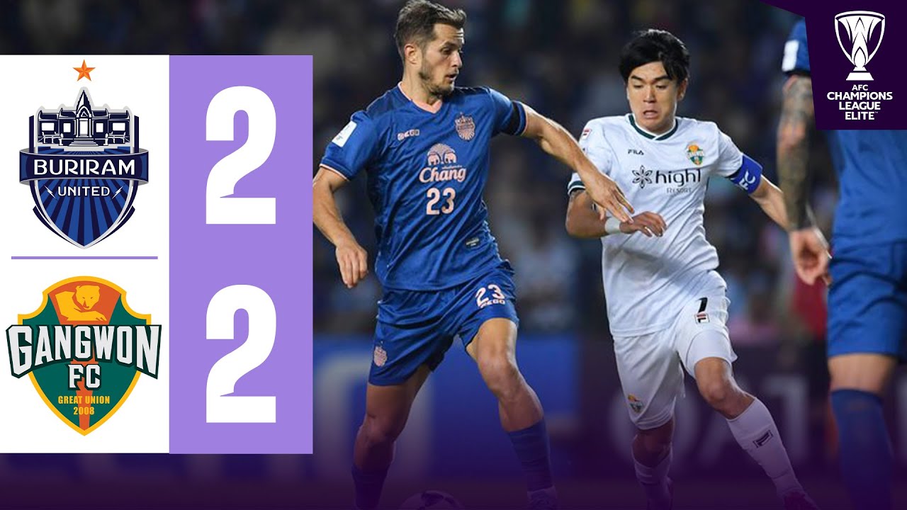 Plenty of drama in a KEY CLASH! | Buriram United 🇹🇭 vs Gangwon FC 🇰🇷 | Highlights ACL Elite™