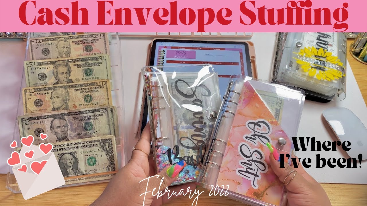 Cash Envelope Stuffing + Sinking Funds | February 2022| Baddies & Budgets