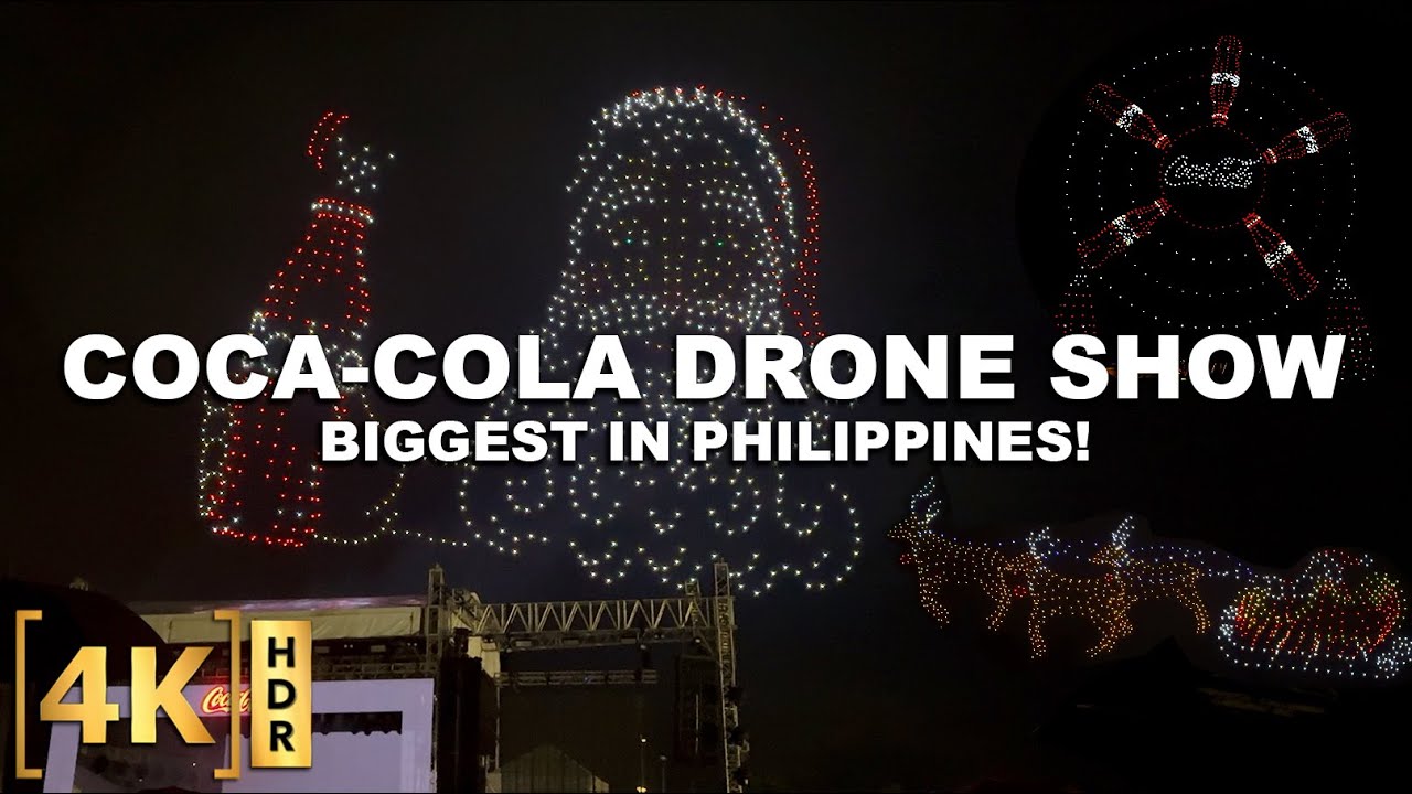The BIGGEST DRONE SHOW Happened in Nuvali, Philippines, by Coca-Cola! | Full Show & Walking Tour