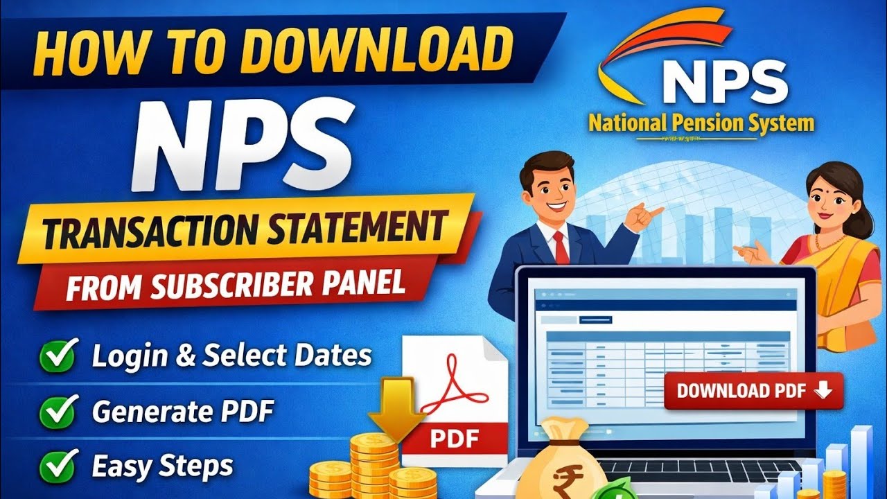 How to Download NPS Transaction Statement Online | Step-by-Step Guide (2026) #nps