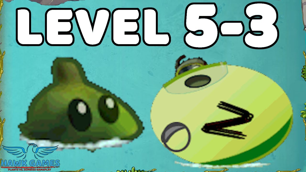 Plants vs Zombies Javascript Water Town 5-3