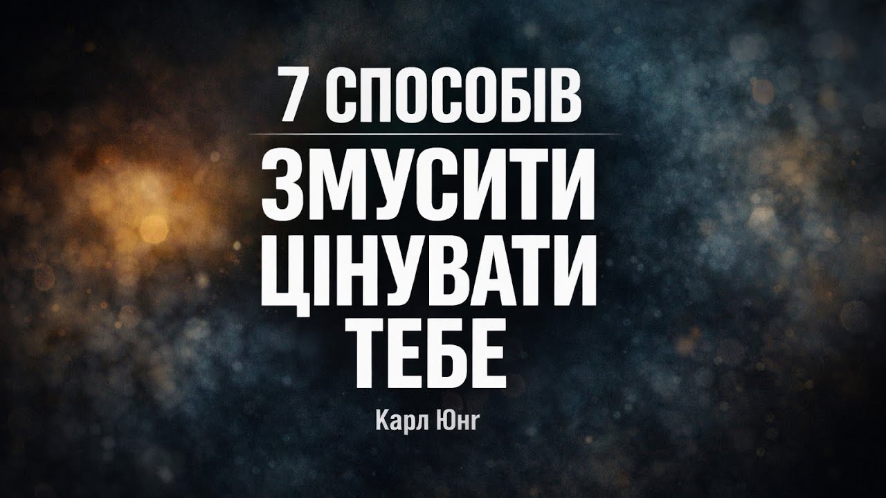 Як поводитися з тими, хто вас не цінує? 7 жорстких, але дієвих методів | Карл Юнг