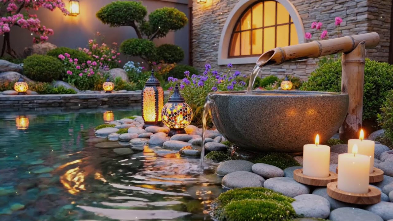 Relaxing Piano with Nature Water 🌿 Soothing Stress, Healing Mood & Inner Peace