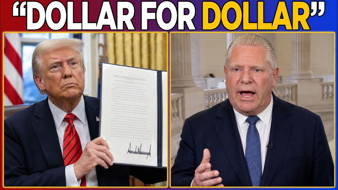 Canada IN SHOCK As Trump SIGNS A 50% Tariff Wall On $20 BILLION In Goods &mdash; Live August 19