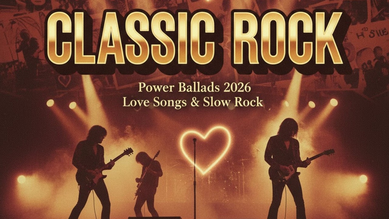 Classic Rock Power Ballads 2026 – Scorpions, Aerosmith, Bon Jovi | Love Songs & Slow Rock ❤️