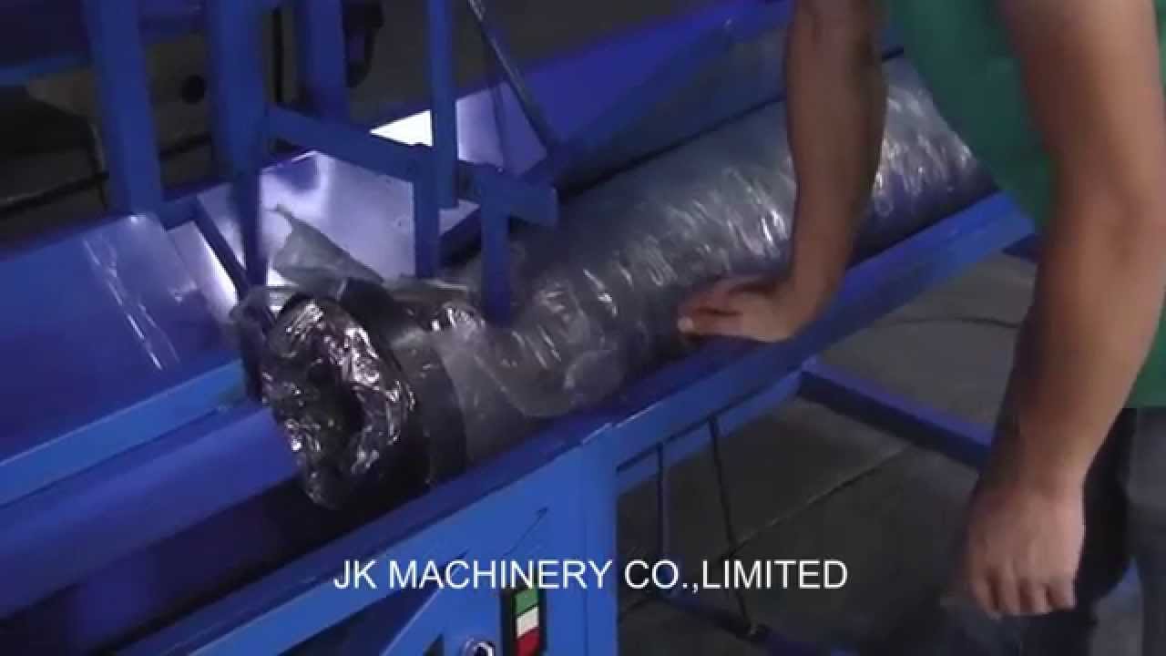 Insulation flexible duct boxing machine