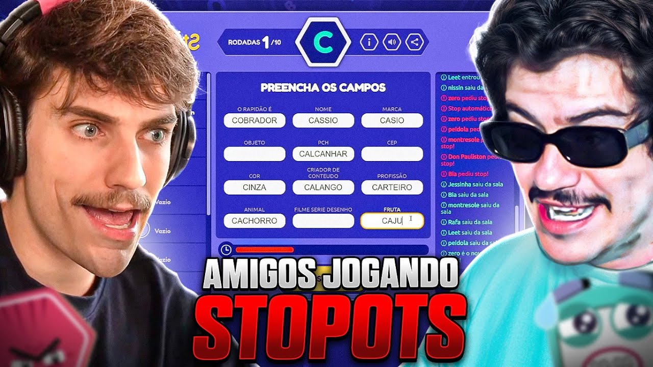 ZERO JOGANDO STOPOTS COM OS AMIGOS!