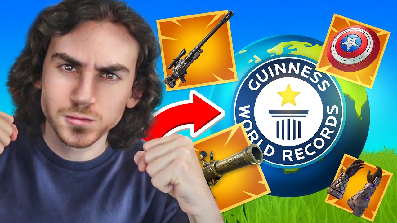 COMPLETÉ TODOS los RETOS MUNDIALES con las NUEVAS ARMAS en FORTNITE