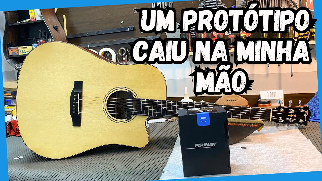 Review Tagima CF-2000 TODO SÓLIDO | Instalei Fishman Rare Earth Mic Blend