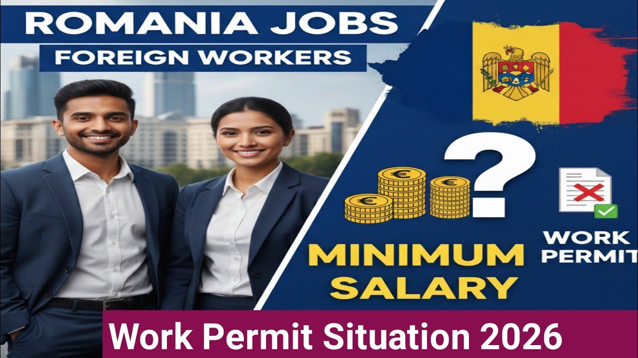 🇷🇴 Romania jobs || minimum salary rules and work permit situation 2026 update ||