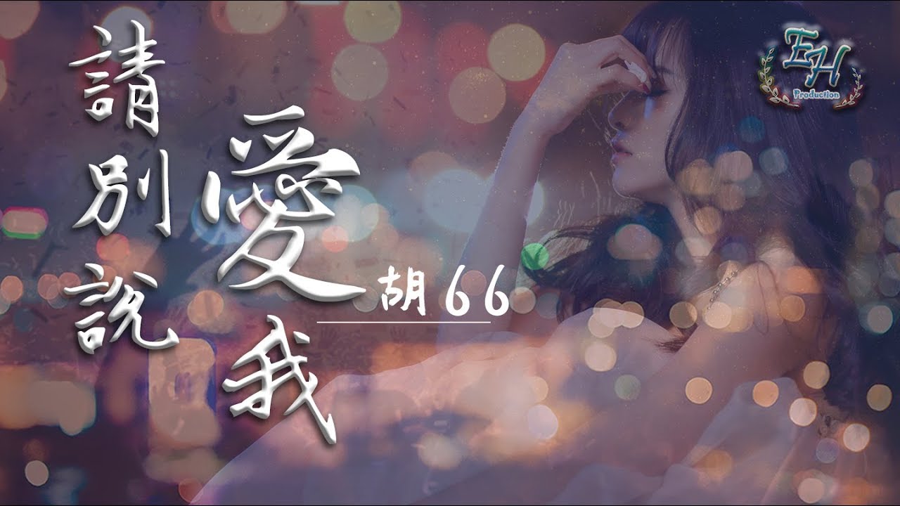 胡66 - 請別說愛我『你的挽留只是因為寂寞！』【動態歌詞Lyrics】
