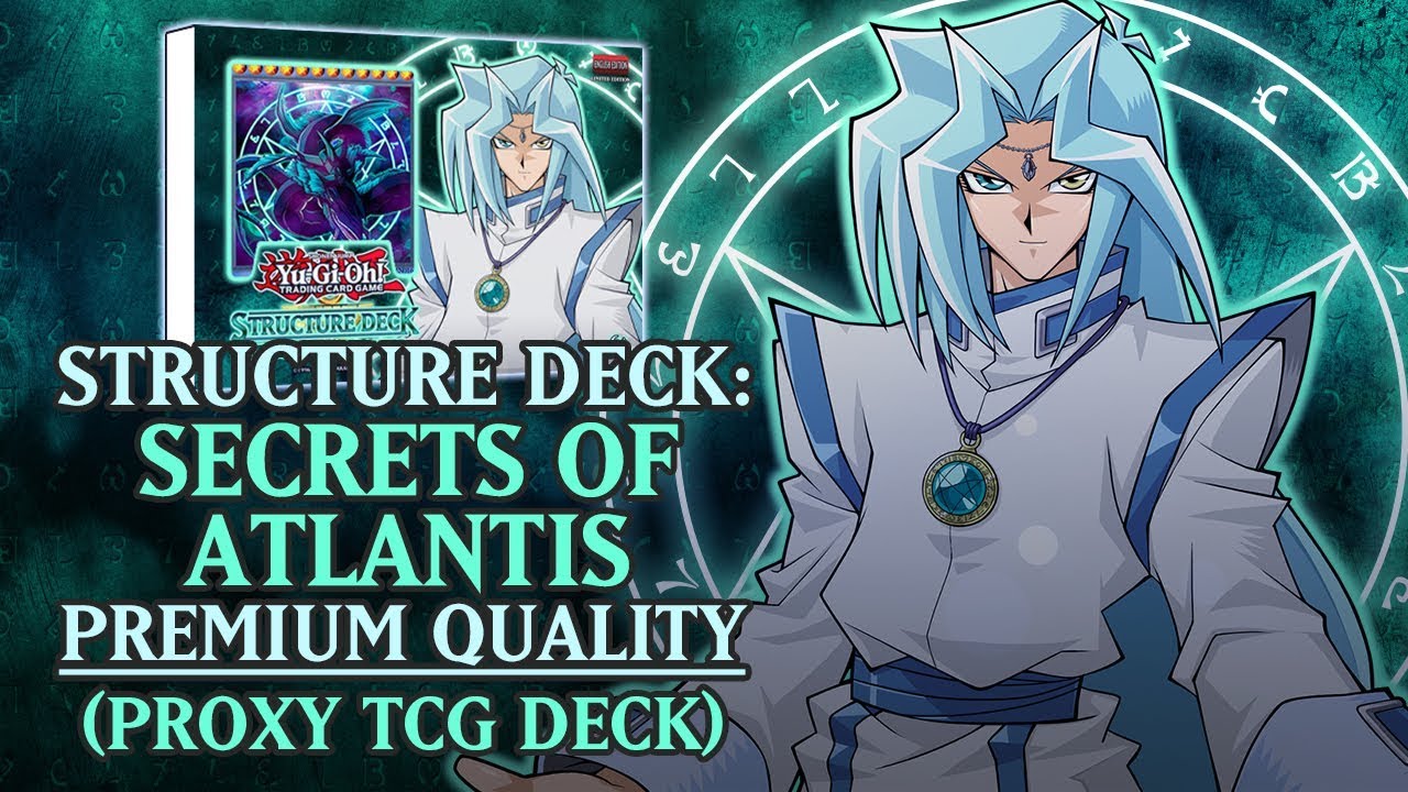 Structure Deck: Dartz - Secrets of Atlantis (Premium Quality) | Proxy / Orica TCG Deck