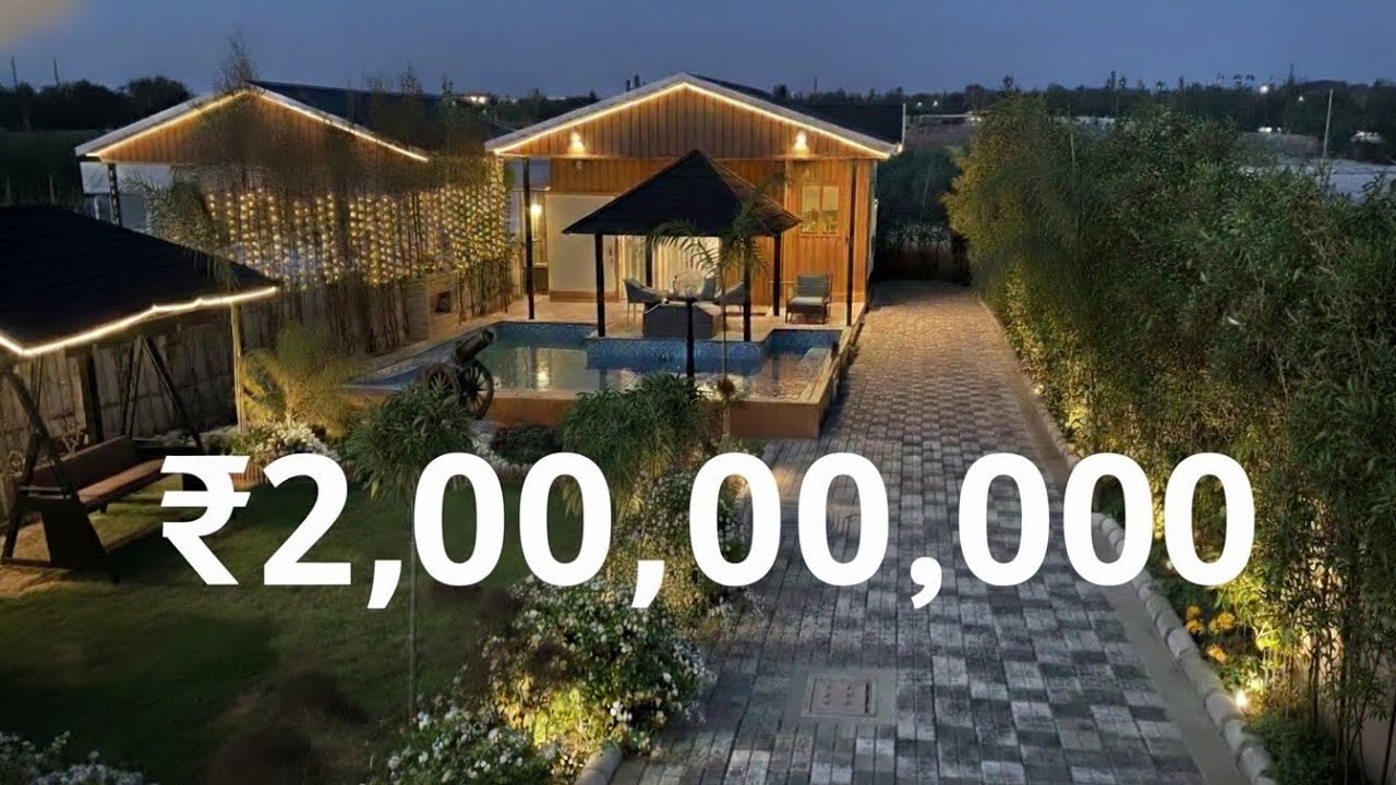 Inside a ₹2 CR. Farmhouse that is Luxurious in Tricity | Must Watch  #realestate #hometour #viral