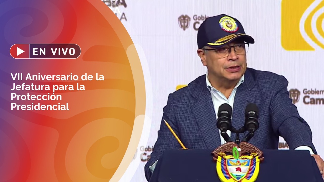 🔴🇨🇴 EN VIVO:  VII Aniversario de la Jefatura para la Protección Presidencial
