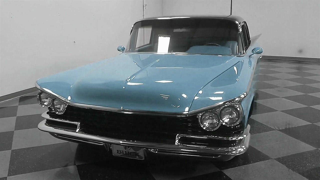 1959 Buick LeSabre  -  Blue Colors  4K Video