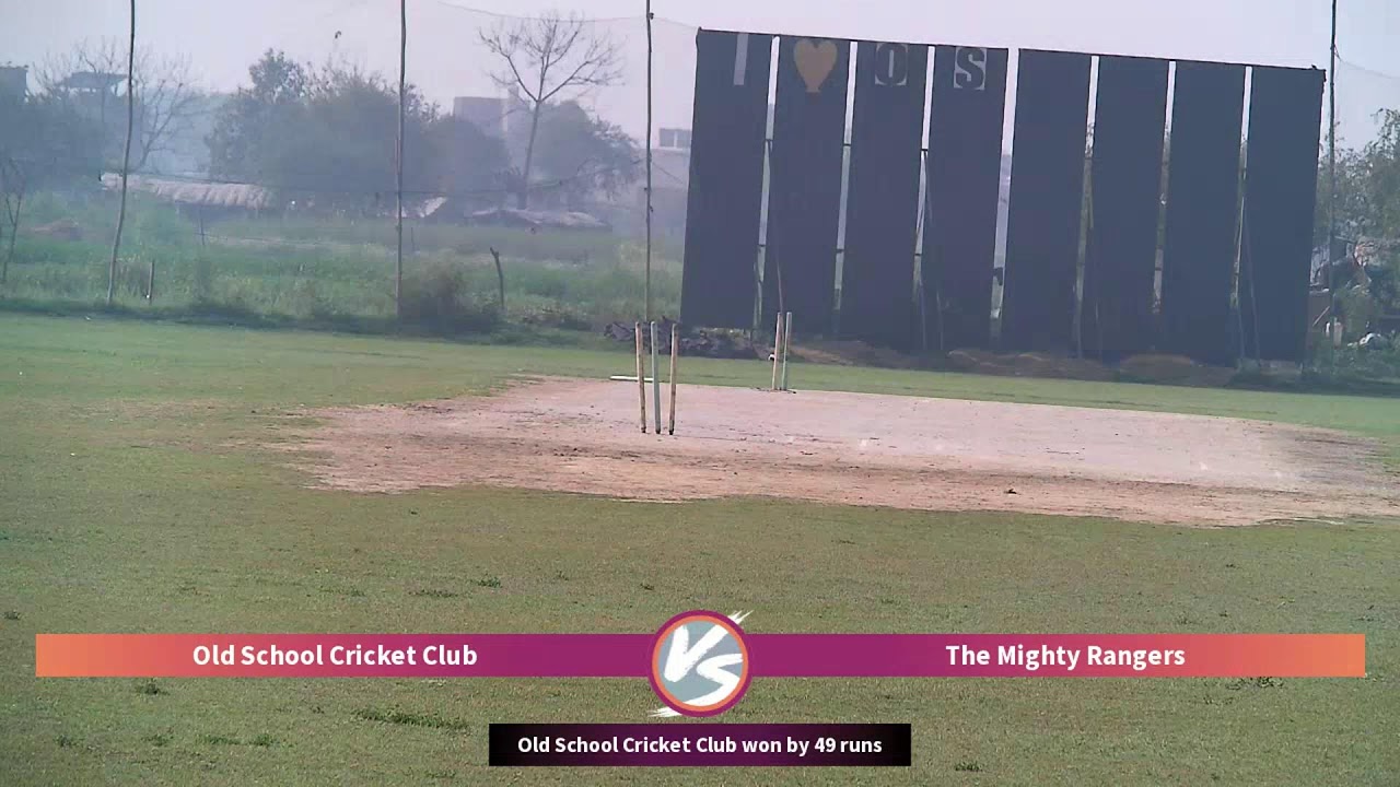 The Mighty Rangers vs Old School Cricket Club | Live - Noida OSCC CRICKET GROUND AND ACADEMY