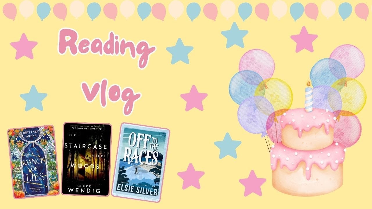 Reading Vlog! 📚📚🎉🎂(Birthday's & Bookcases)