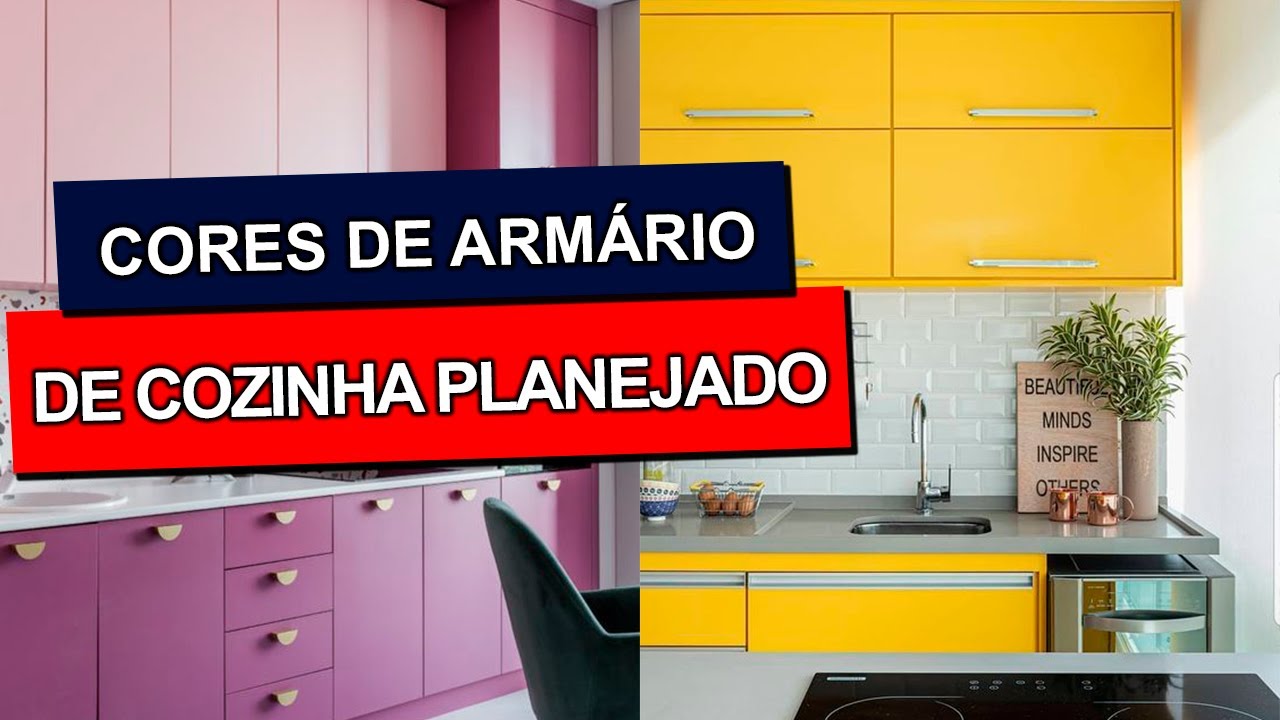 CORES DE ARMÁRIO DE COZINHA PLANEJADO - Tendência em 2023