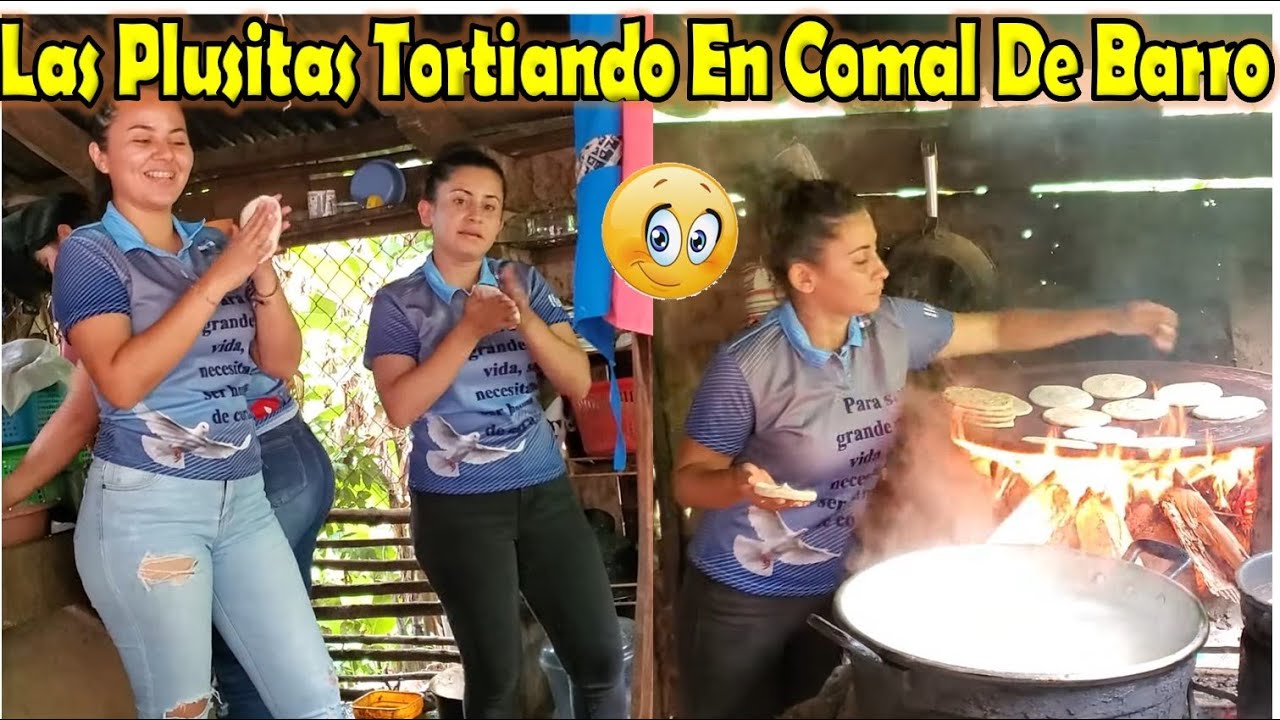 -Todas Las Plusitas Echando Las Tortillas De Maíz En Comal De Barro Como Lo Hacia La Abuela👵-