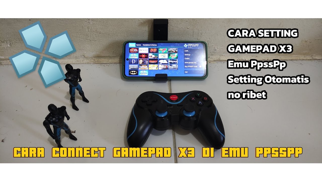 Cara Connect in Gamepad X3 Di Emulator Ppsspp Dengan Gampang No Manual anti ribet #ppsspp