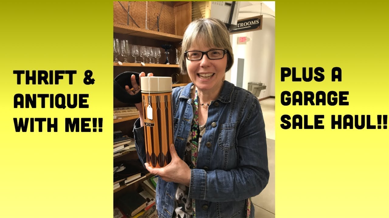 Thrift & Antique With Me Plus a Garage Sale Haul!