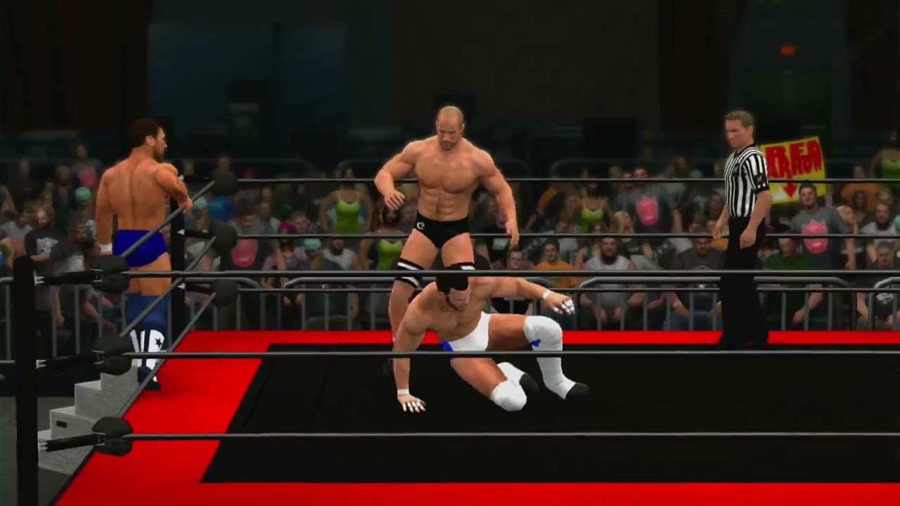 WWE 2K15 - Брайан Дэниелсон и Принс Девитт против Клаудио Кастаньоли и ПАК: Ring of Honor 2008
