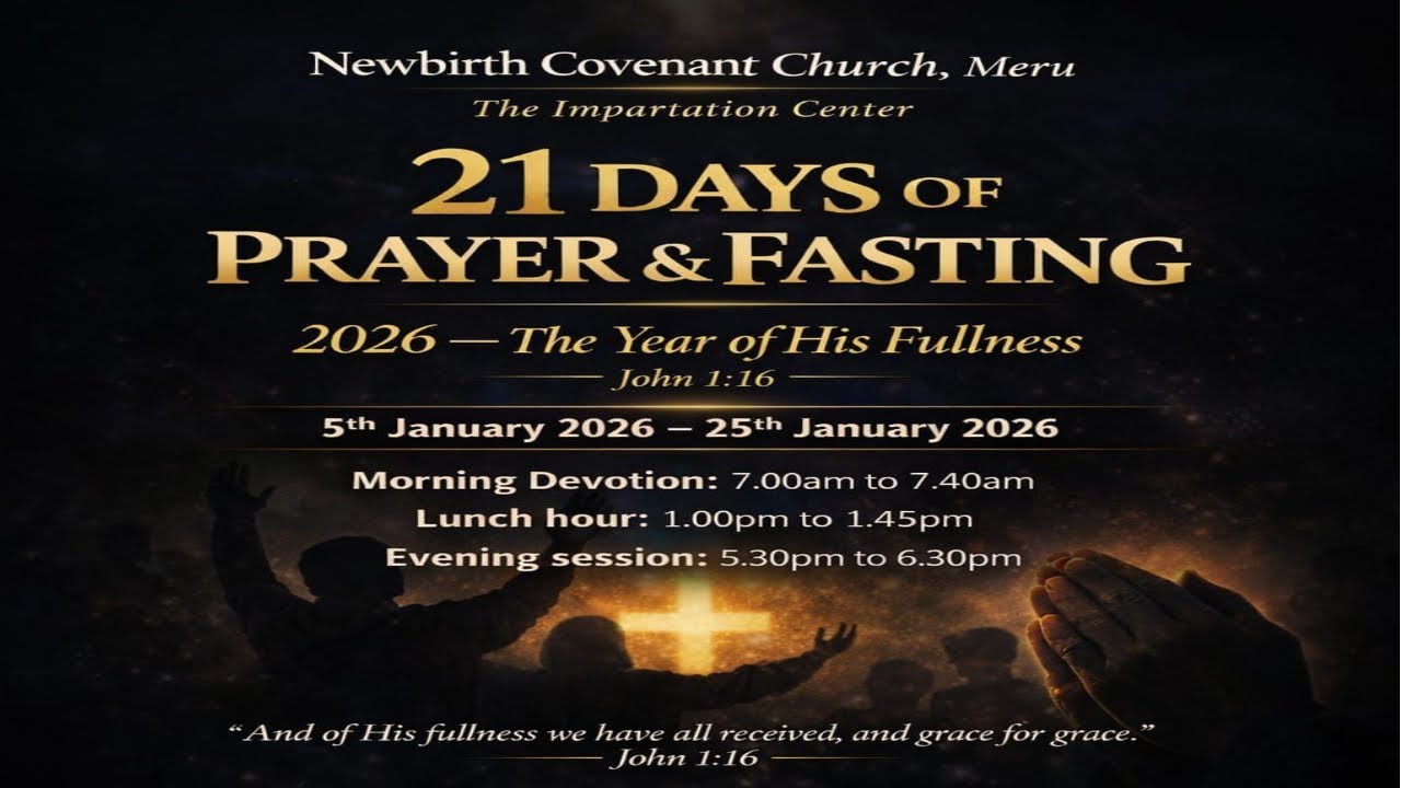 Welcome to our Day 16 of Prayer & Fasting, Evening session.