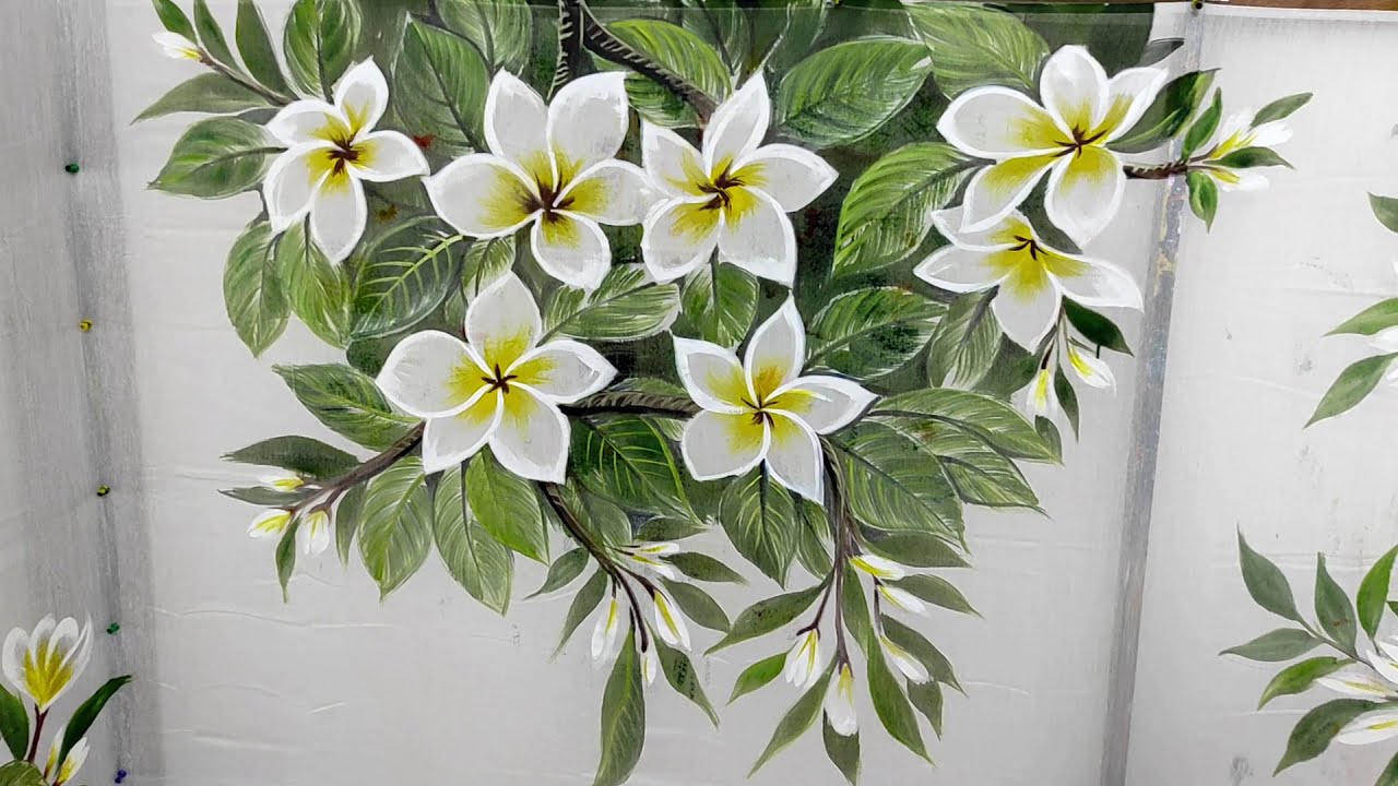 kathgolap saree, fabric painting tutorial