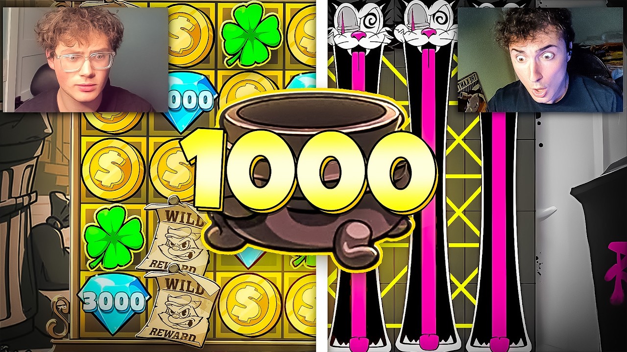 WE DID A $1000 SLOT BATTLE AND THIS HAPPENED ($500 VS $500)